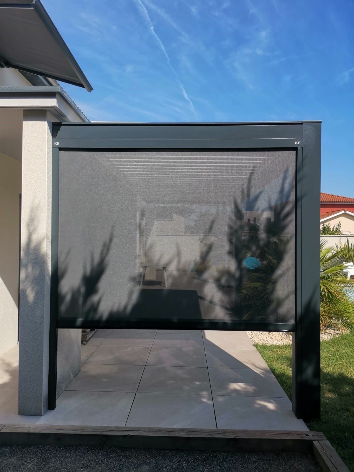 Pergola en alu moderne