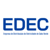 EDEC logo: Blue text 