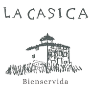 Logotipo &ldquo;La Gasica&rdquo; con el dibujo de una casa r&uacute;stica y la palabra &ldquo;Bienservida&rdquo; debajo.
