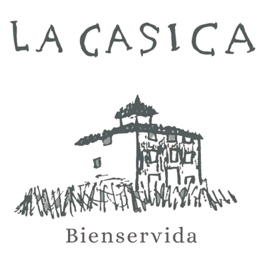 Logotipo &ldquo;La Gasica&rdquo; con el dibujo de una casa r&uacute;stica y la palabra &ldquo;Bienservida&rdquo; debajo.