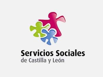 A colorful logo for servicios sociales de castilla y leon