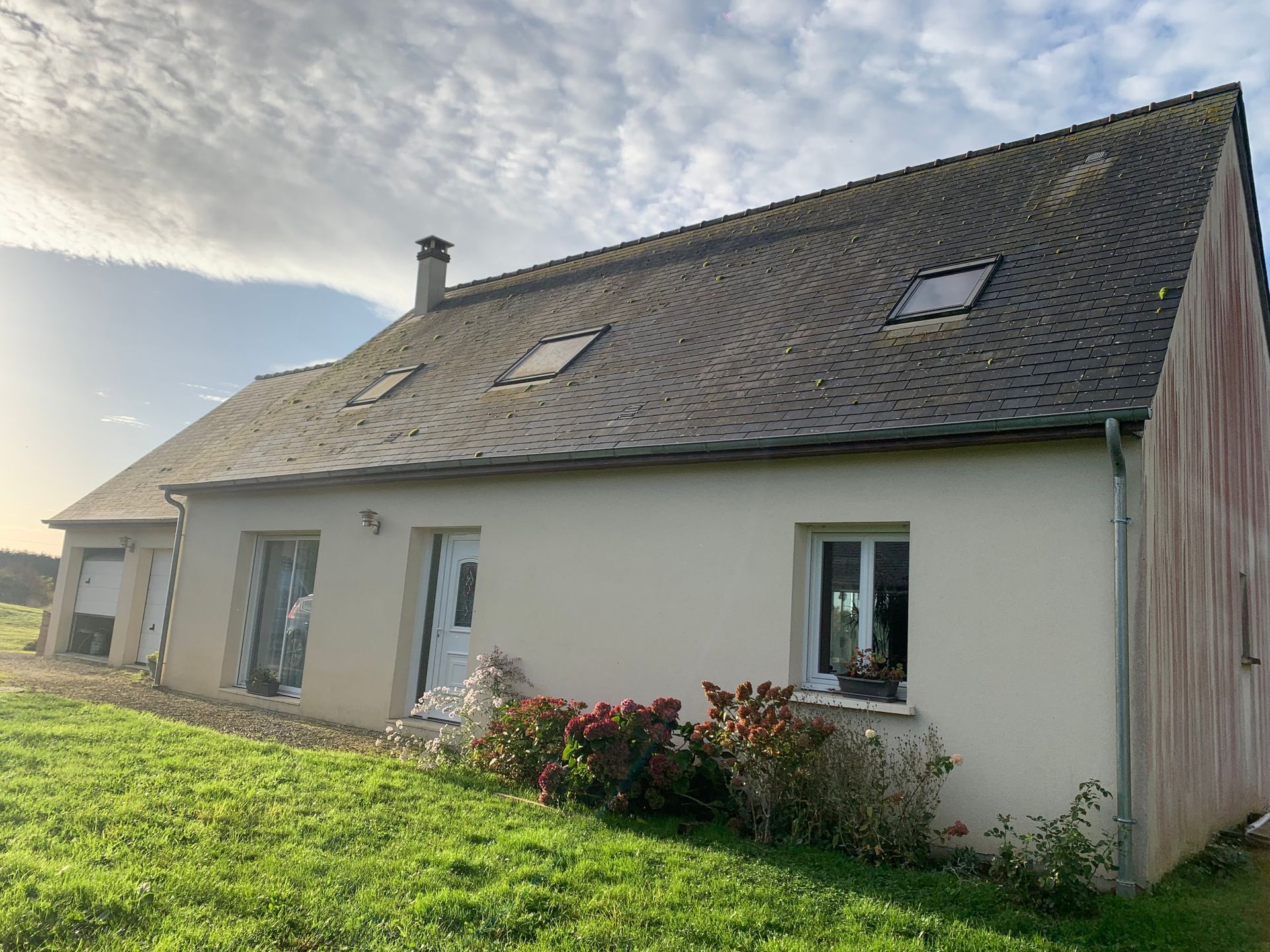 Façade de maison propre