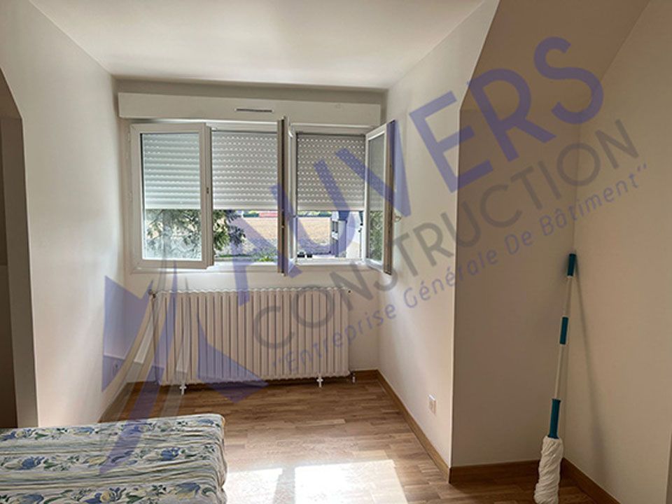 Rénovation d'une maison avec fenêtres