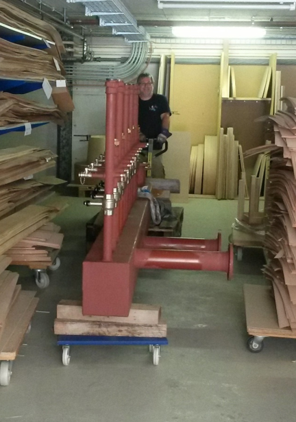 verteiler - schild wärmetechnik - brienzwiler