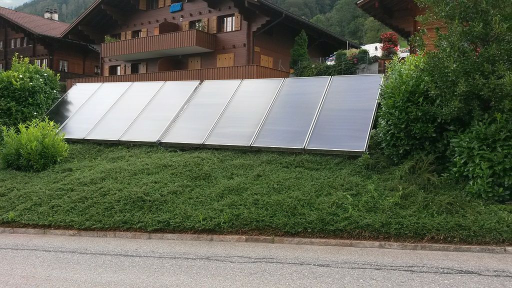 solartechnik - schild wärmetechnik - brienzwiler