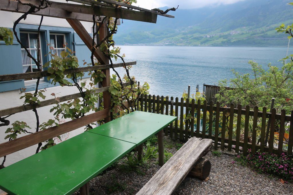 Gartensitzplatz Pergola