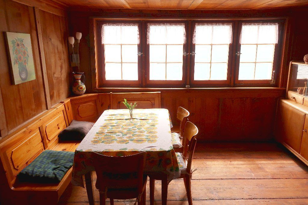 Esszimmer (Stübli) mit Blick auf Walensee