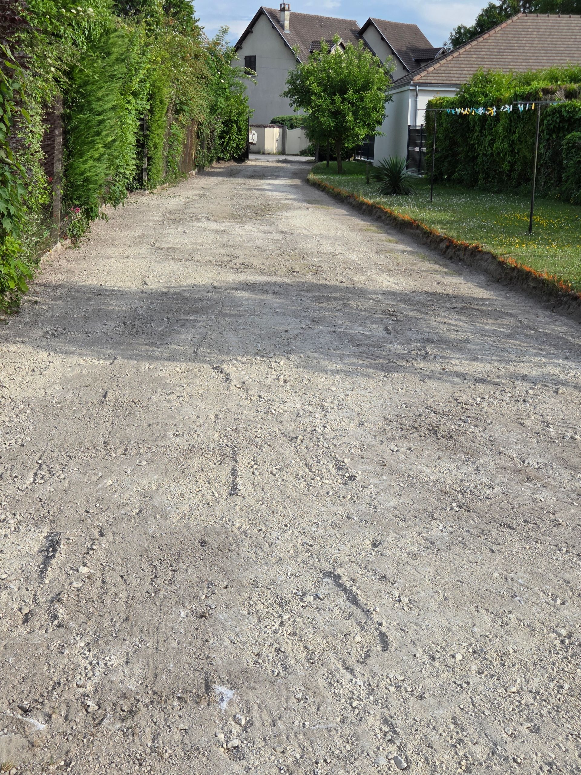 Allée en béton