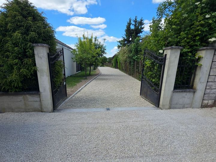 Allée privée en gravillon