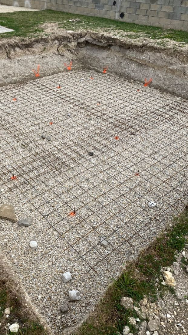 Sol pendant la réalisation du terrassement