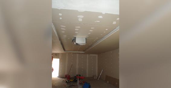 Magasin Mr Galy plafond technique 