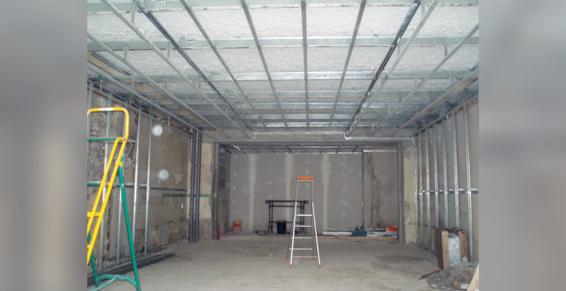 Magasin Mr Galy plafond technique 