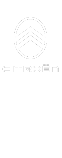 Logo Citroën, chevrons blancs à l'intérieur d'un cercle, avec le nom de la marque en dessous.