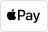 Ein rechteckiger Apple Pay-Button mit weißem Hintergrund und schwarzer Schrift.