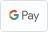 Google Pay-Logo mit dem farbenfrohen Google-„G“-Symbol neben dem Wort „Pay“ in dunkelgrauer Schrift auf weißem Hintergrund.