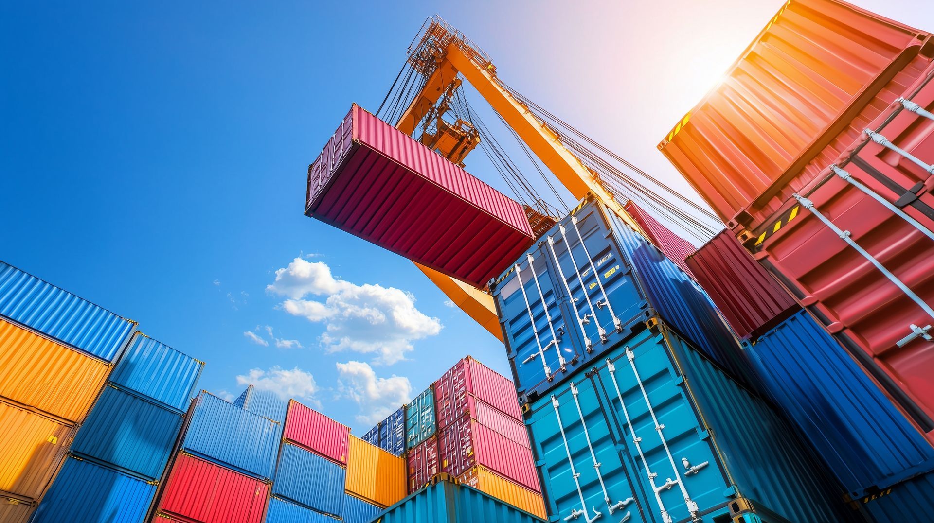 Containers au port