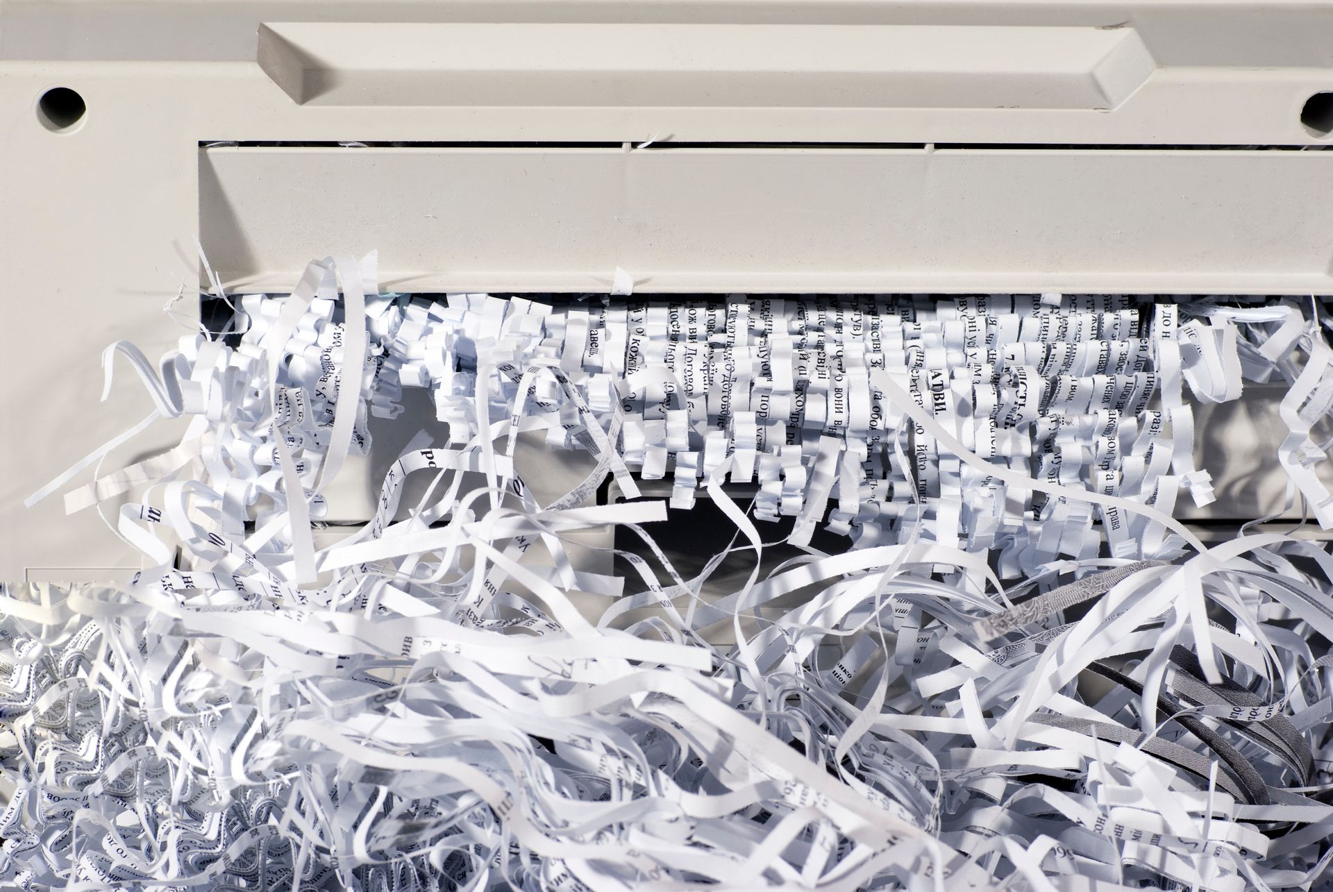 Destruction de documents