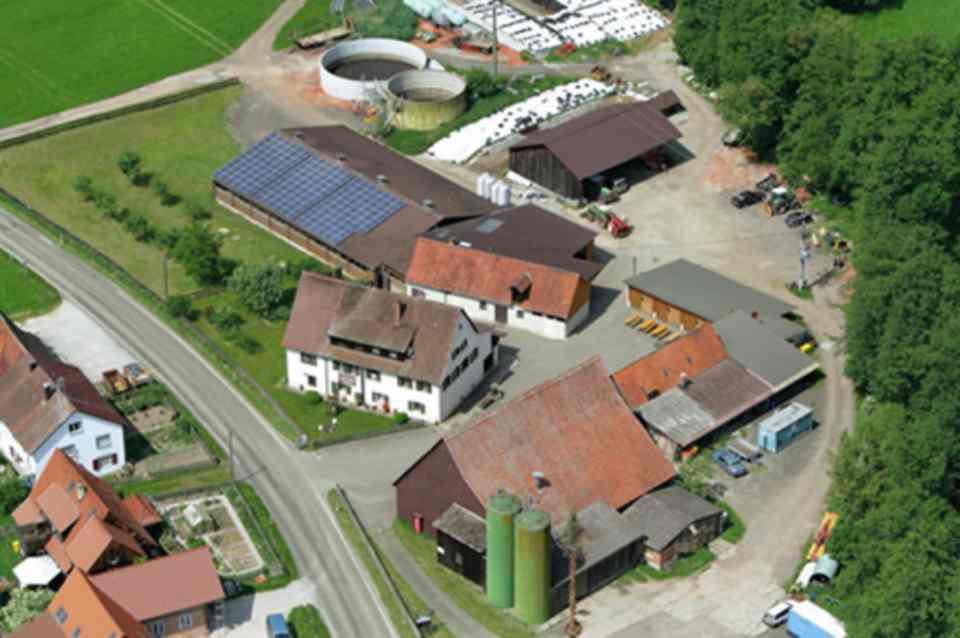 Bild Hof aus Vogelperspektive