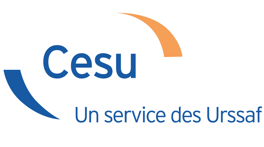 Logo CESU : chèque emploi service universel.