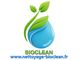 Logo de Bioclean: une feuille verte dans une goutte bleue. En dessous, le mot BIOCLEAN est &eacute;crit en noir.