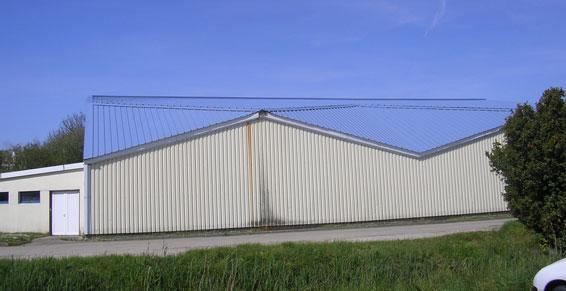 Réfection toiture salle de tennis Crozon