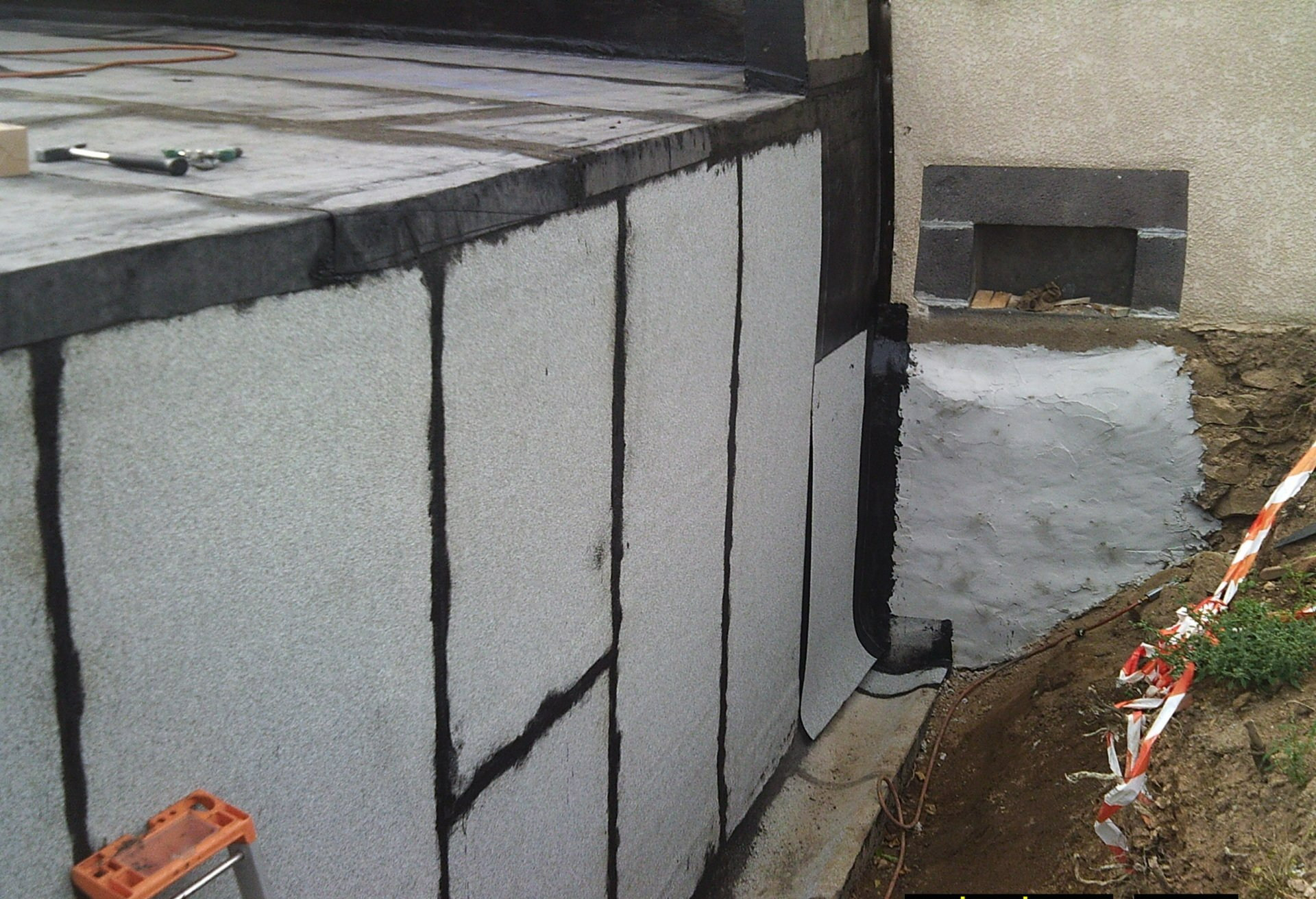 Travaux d'étanchéité