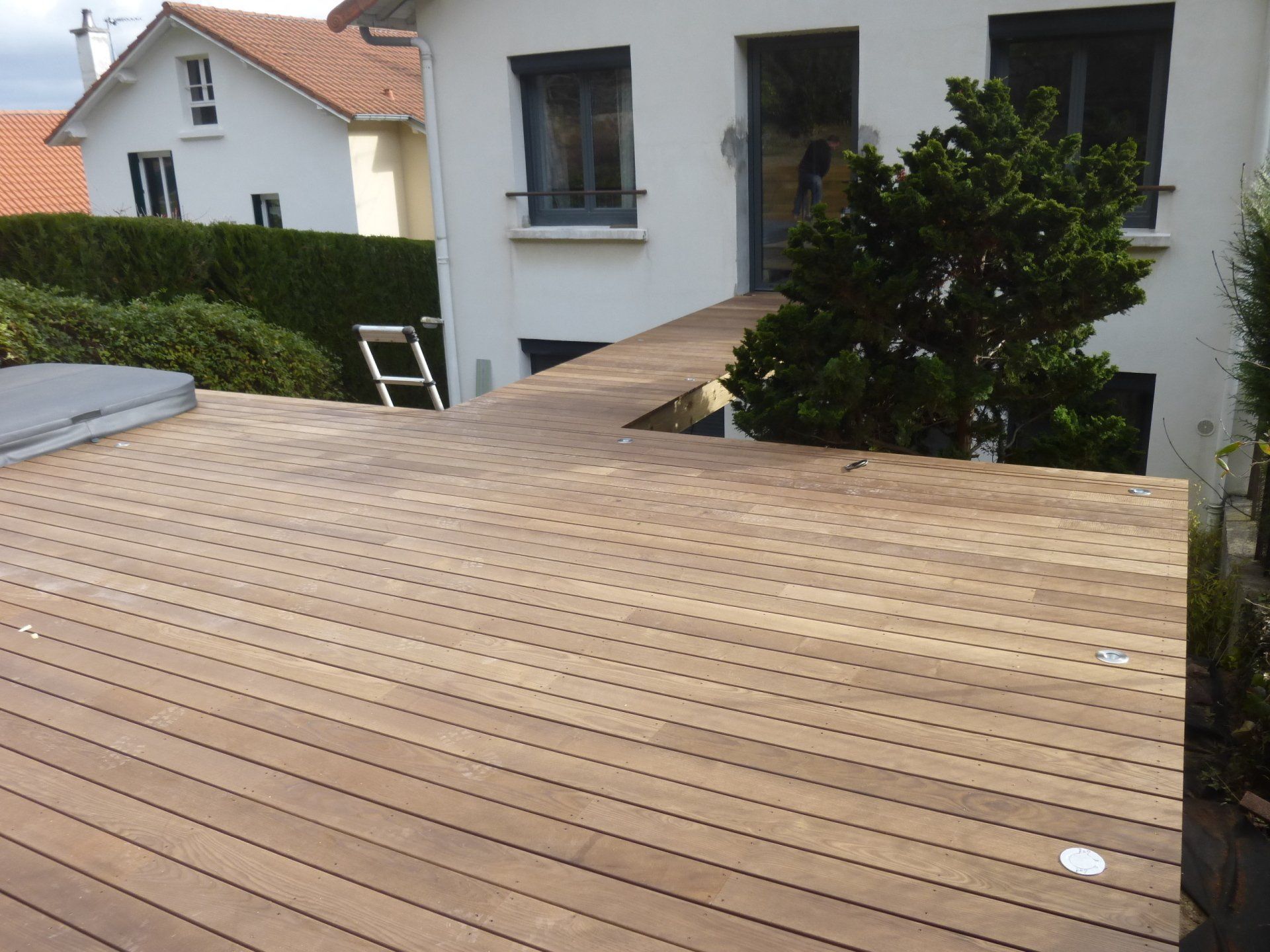 Parement bois toit-terrasse