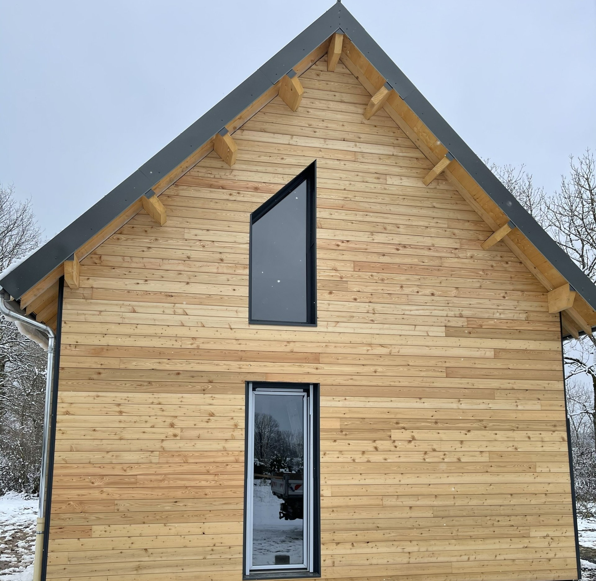 Travaux de bardage bois