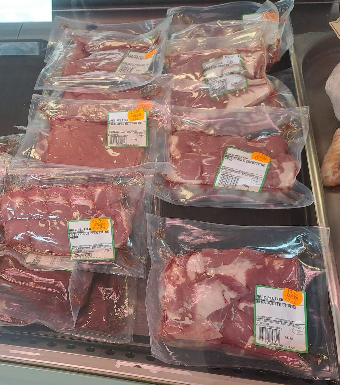 Assortiment de porc sous vide