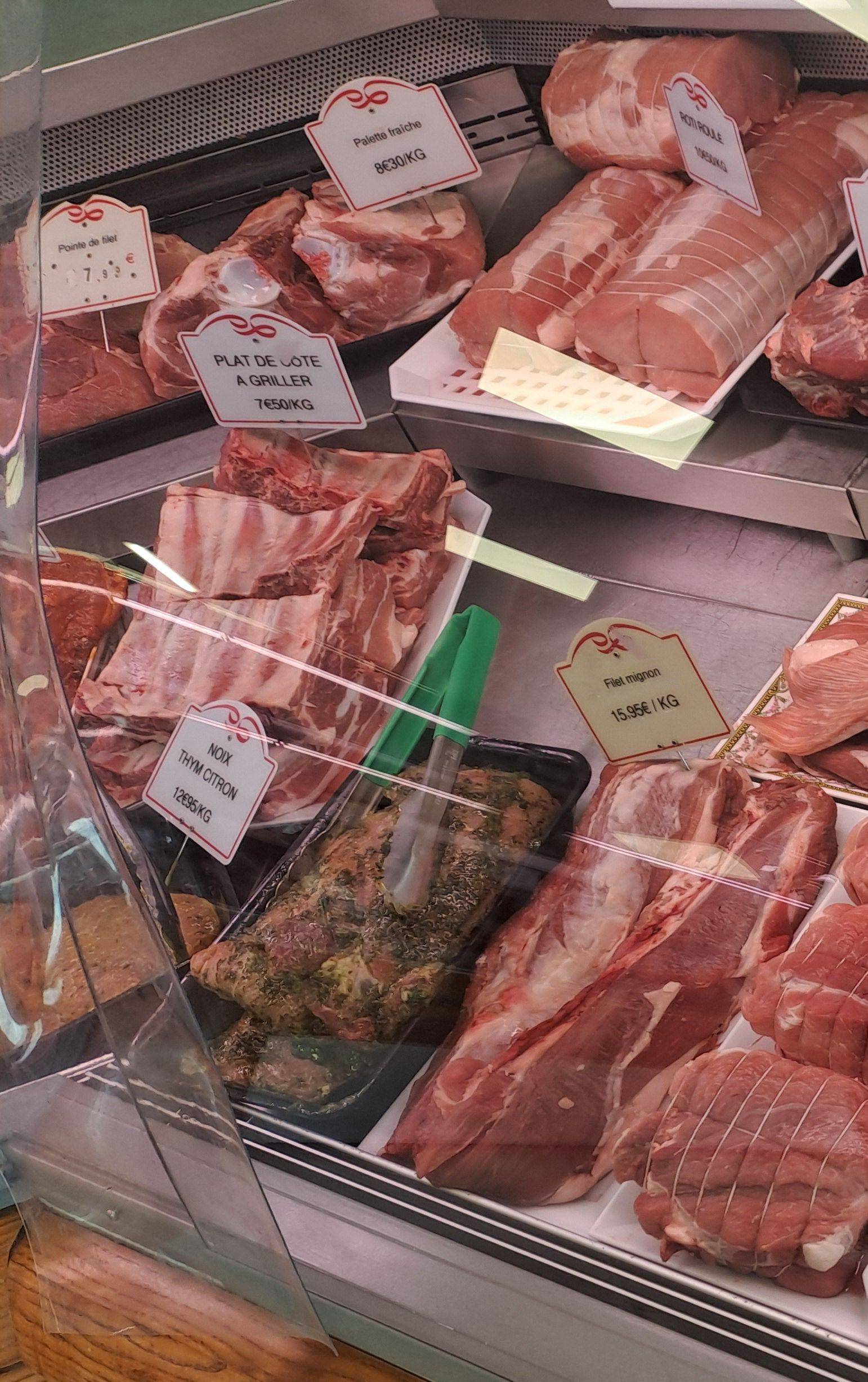 Du porc en barquette