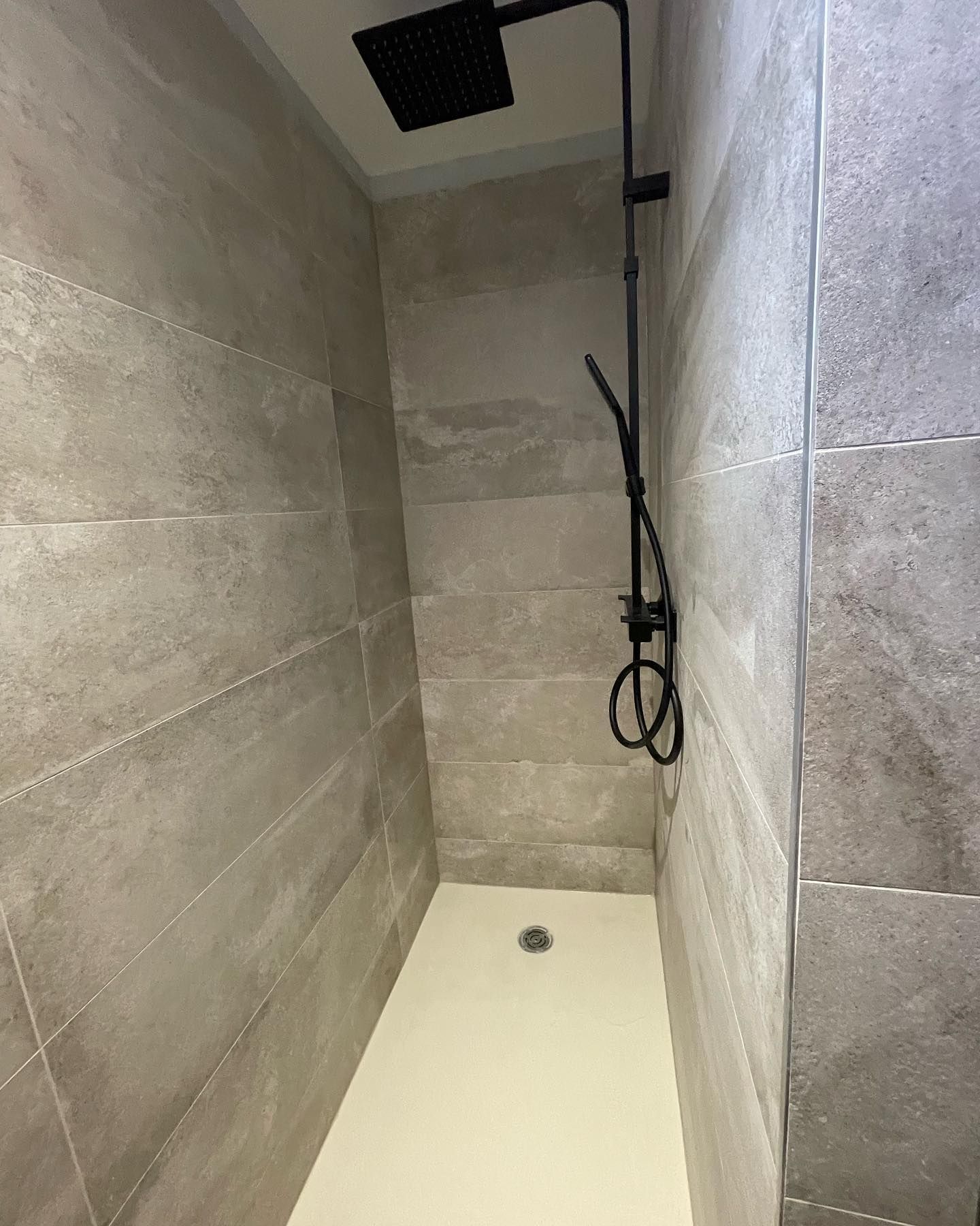 Une douche à l'italienne.