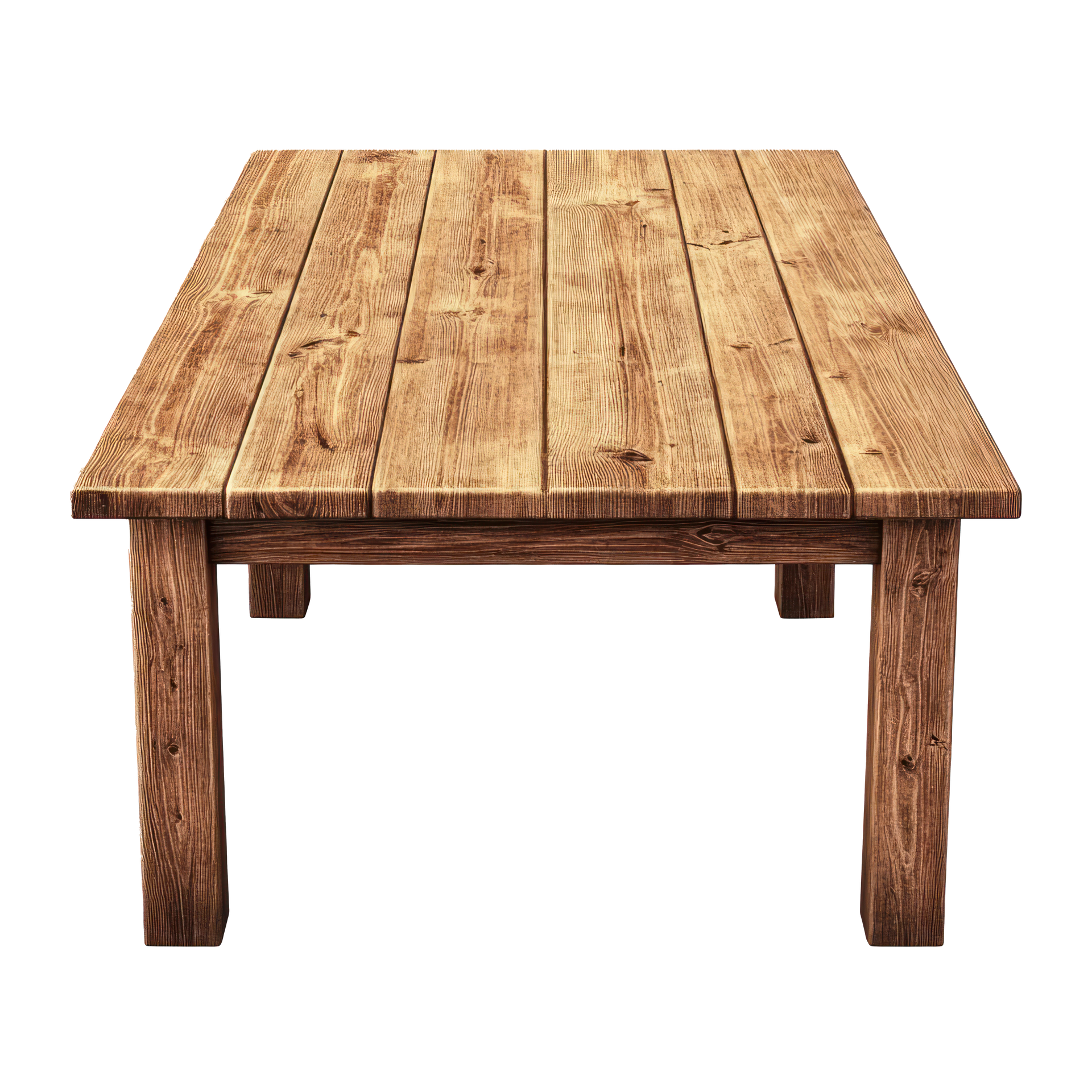 Une table en bois.
