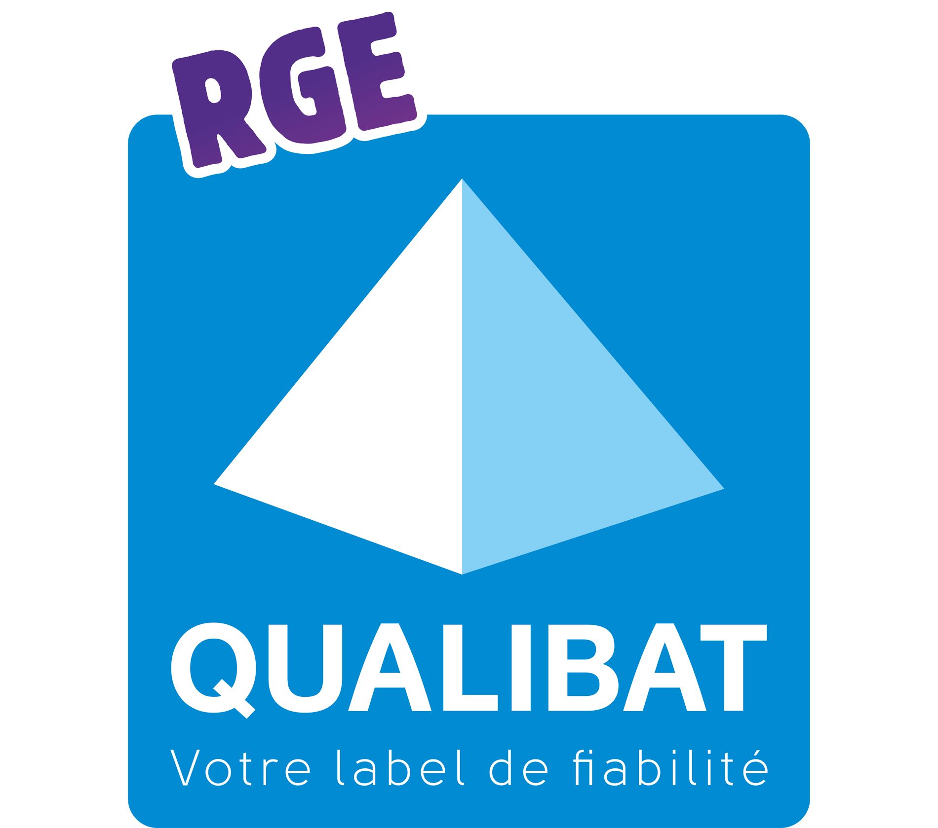 Logo de la certification Qualibat RGE.