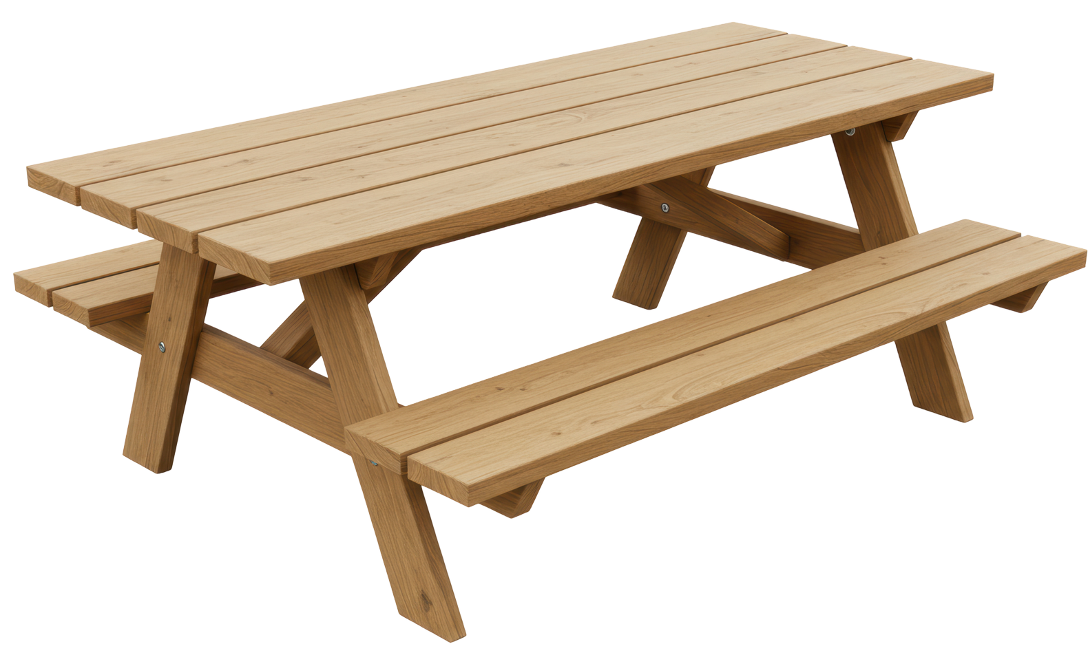 Une table de jardin