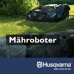 Husqvarna Werbebanner: Mähroboter