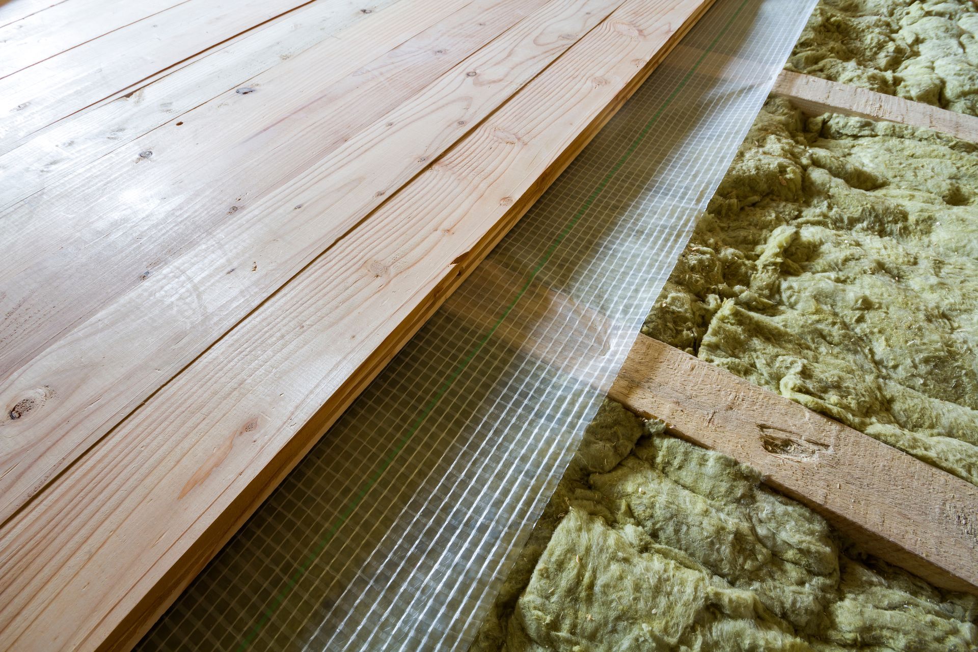 Travaux d'un plancher hourdis dans une maison