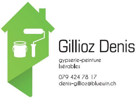 Logo Gillioz Denis Sàrl - Gypserie peinture - Isérables