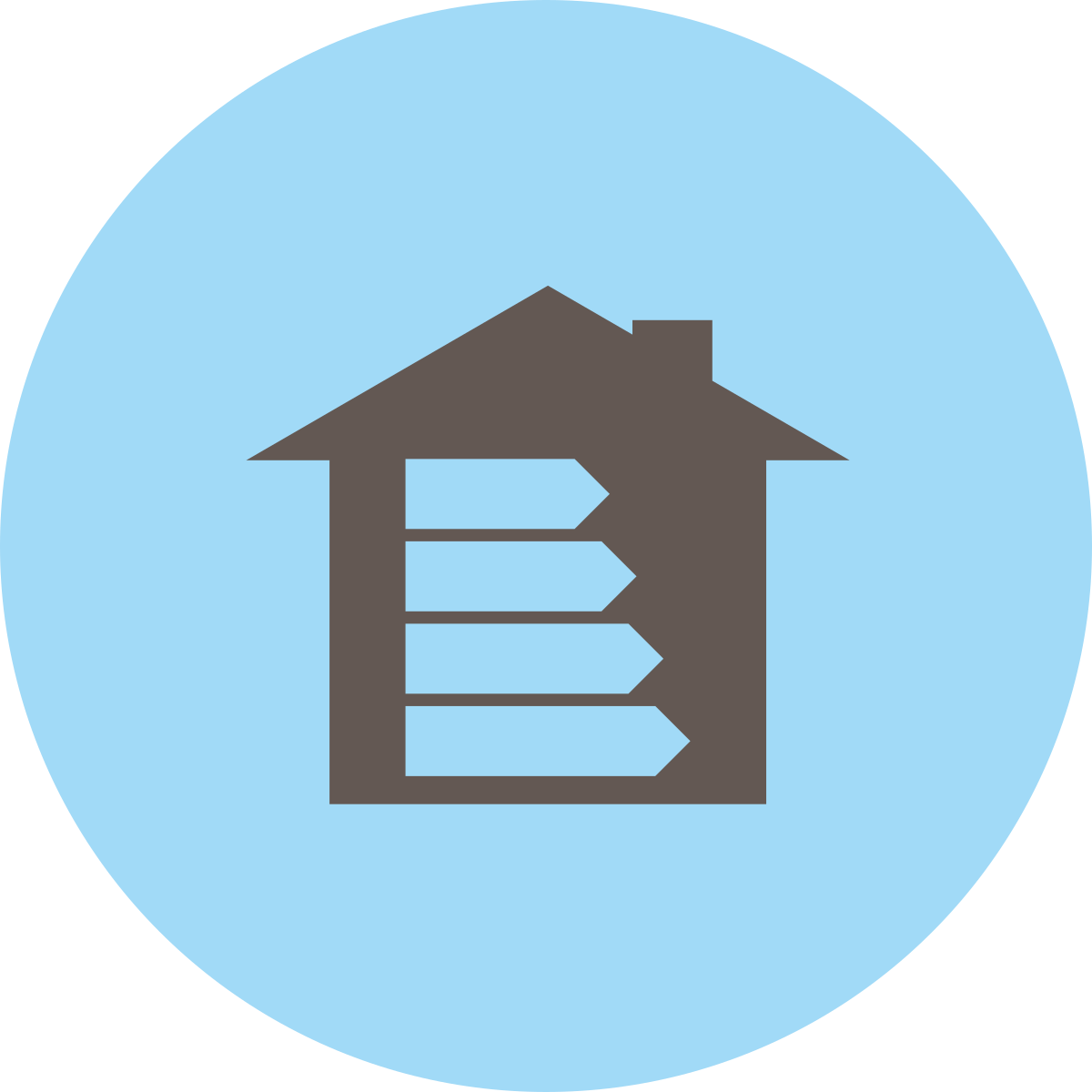 Picto maison et sigle DPE