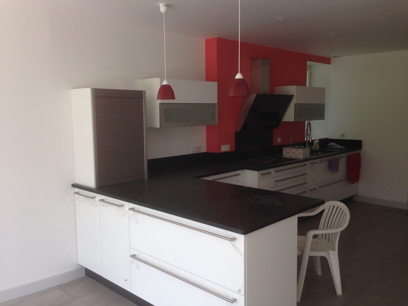 Cuisine, revêtements de sol et de mur