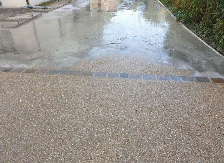 Terrasse, sol en béton