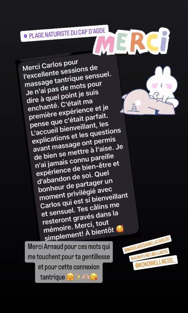 Témoignage massage