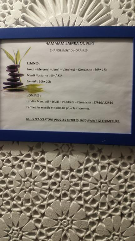 Les horaires de votre hammam près du Bourget