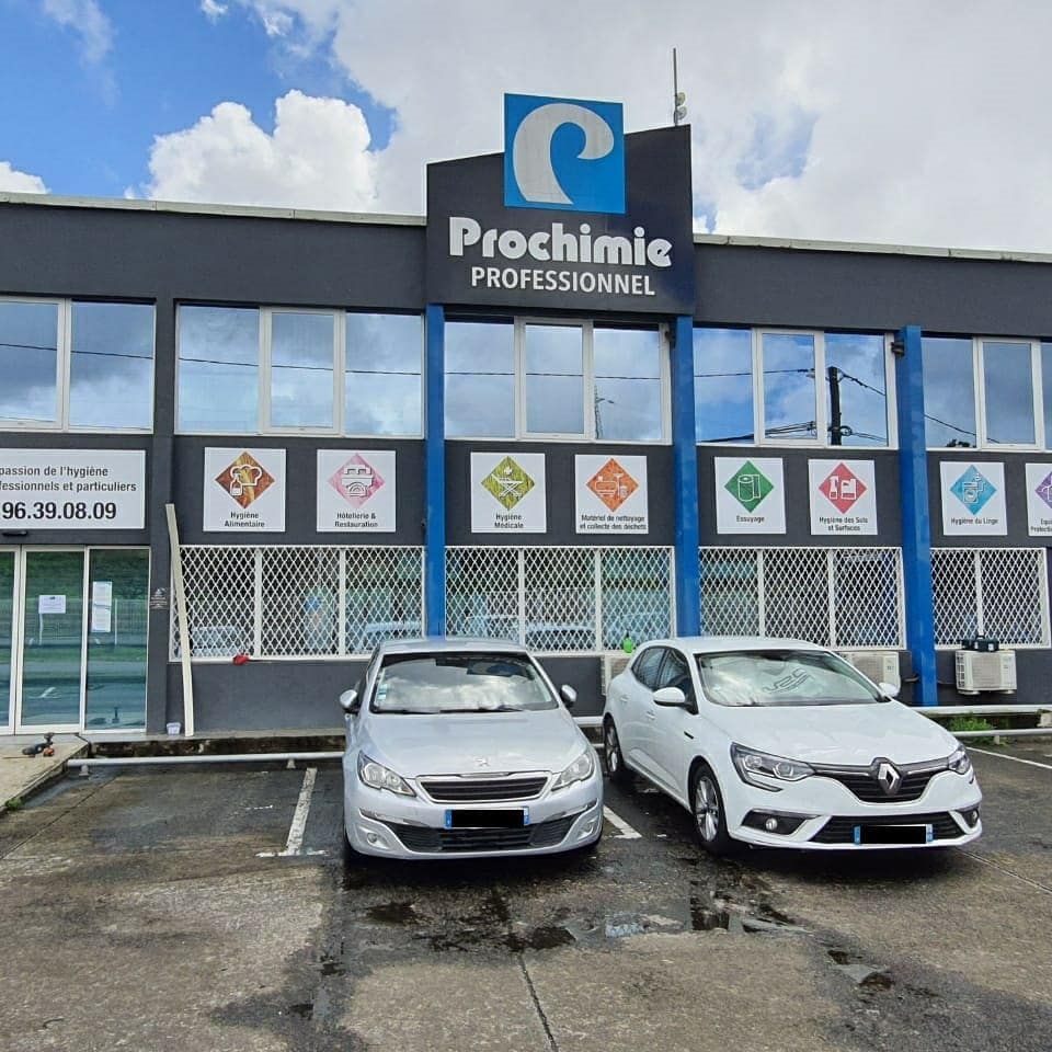 Extérieur du magasin Prochimie PROFESSIONNEL.