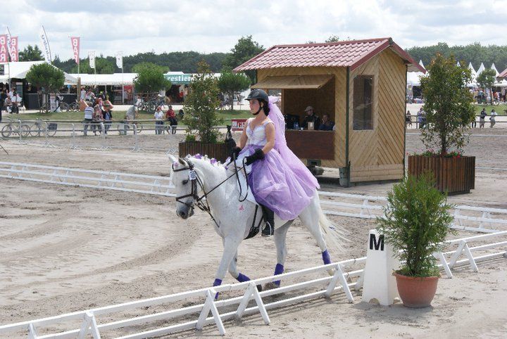 Costume de princesse à cheval