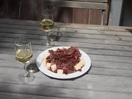 La Matze restaurant - viande séchée