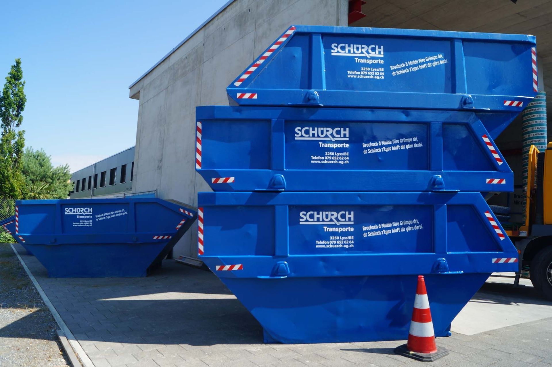 Transporte und Muldenservice - Schürch AG in Lyss