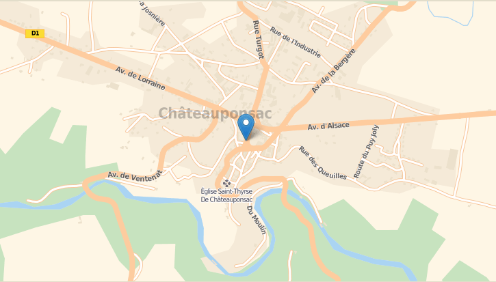 Plan Chateauponsac