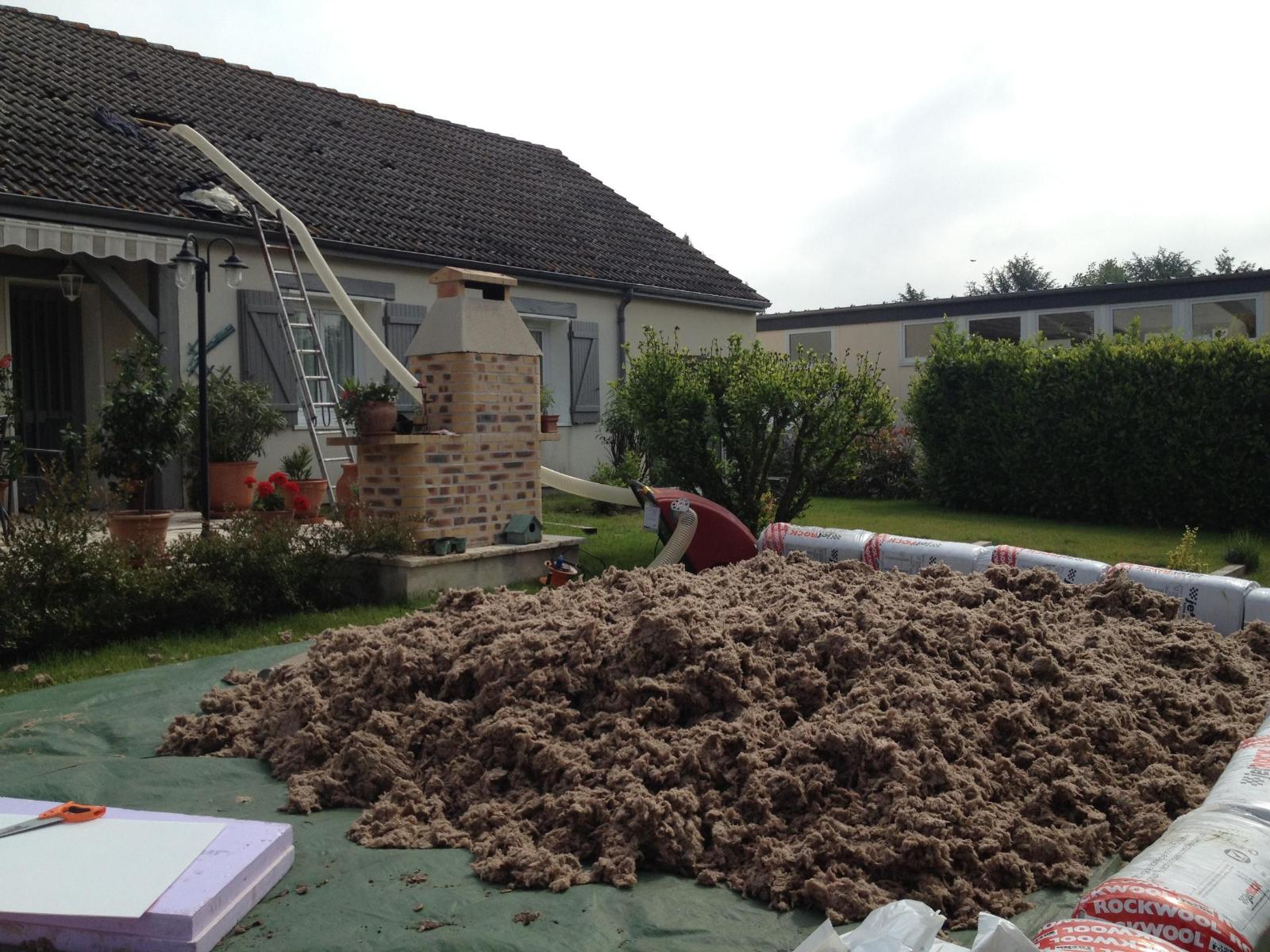 Isolation Laine de Roche Rocwool Jetrock 005