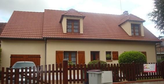 Travaux finis : ravalement + toiture