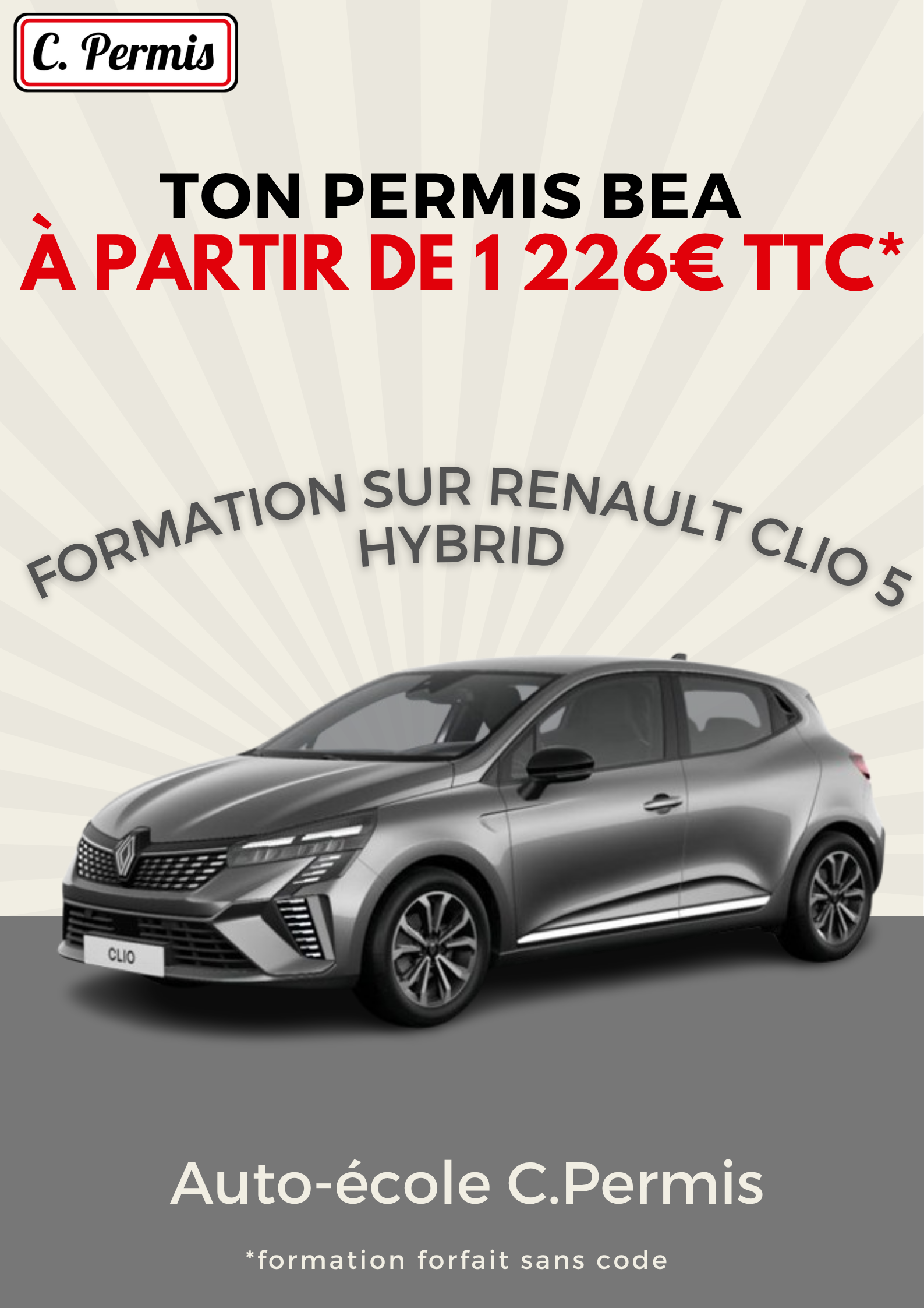 Visuel permis voiture automatique